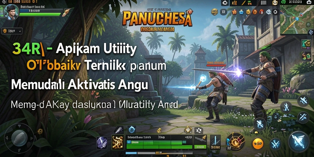 Tampilan antarmuka sederhana dan fungsional dari 34R.