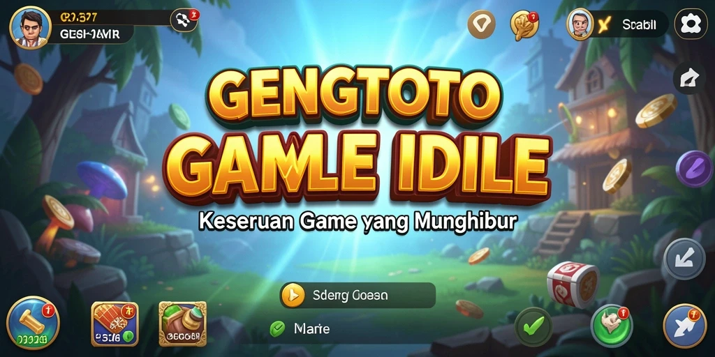 Tampilan gameplay GENGTOTO yang menyenangkan dan santai.