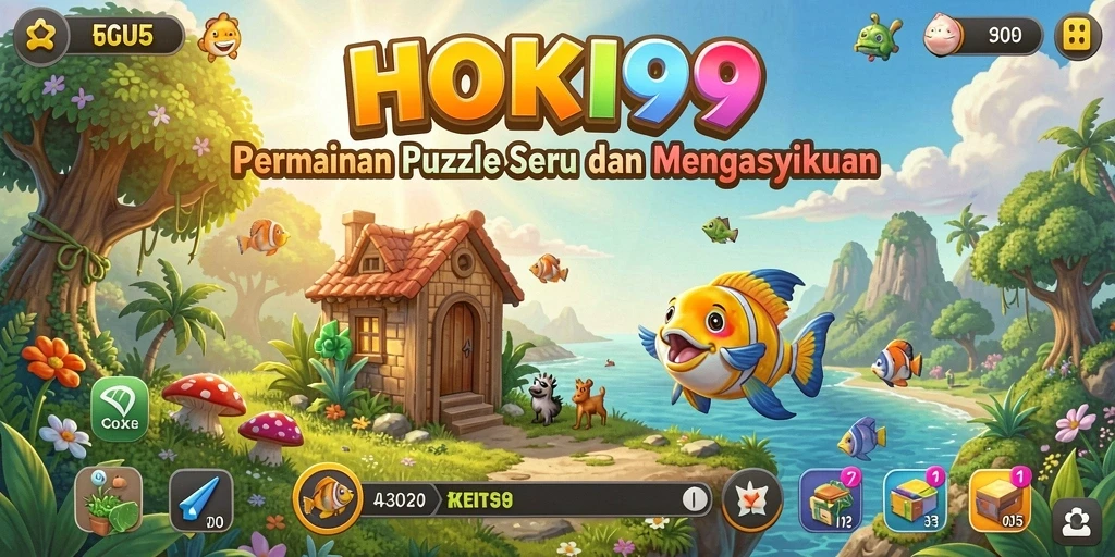 Tampilan gameplay HOKI99 yang menantang dalam puzzle.