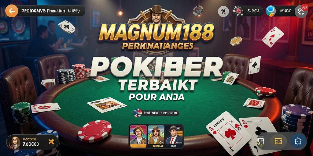 Tampilan gameplay Poker MAGNUM188 yang menarik dan kompetitif.