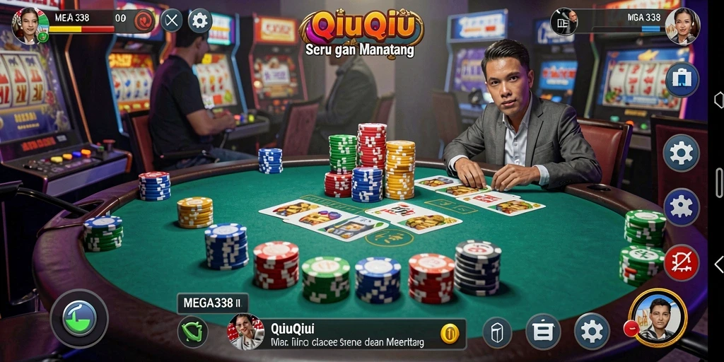 Screenshot gameplay QiuQiu yang menarik dan penuh tantangan.