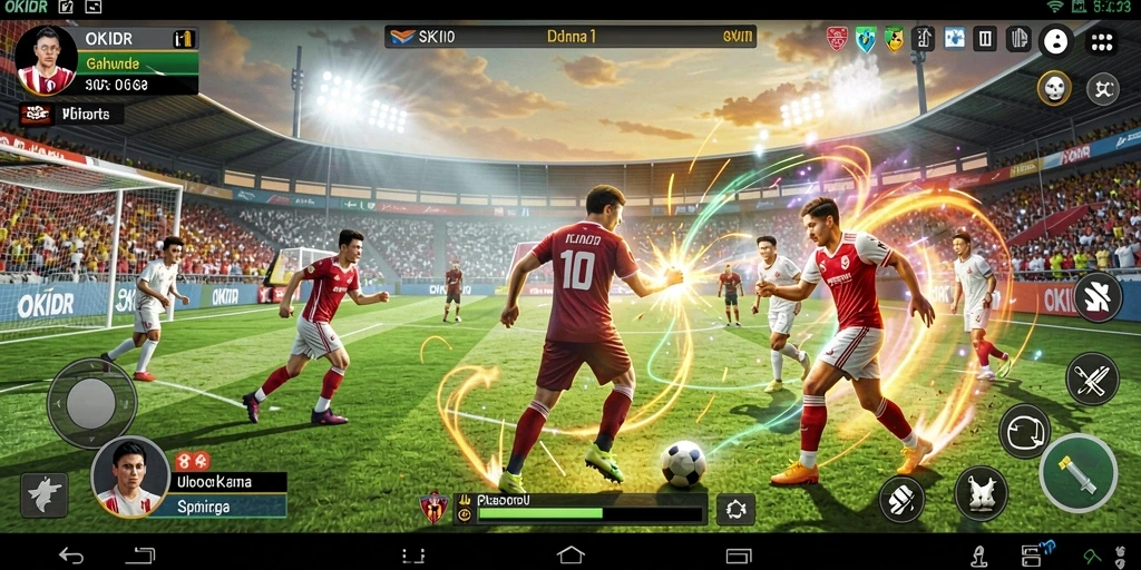 Tampilan gameplay OKIDR yang memukau dan seru.