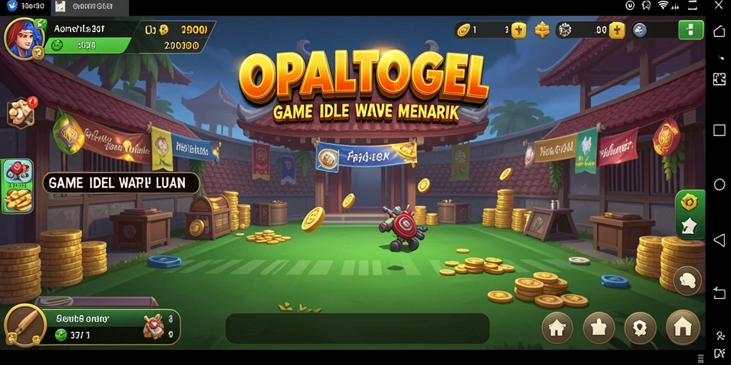 Gameplay OPALTOGEL yang sederhana dan menarik saat bermain Idle.
