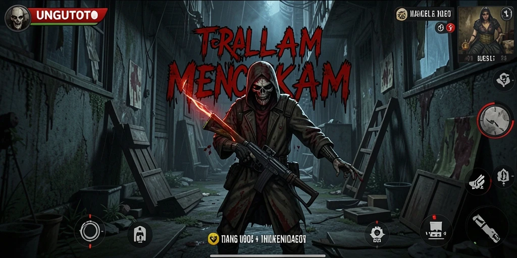 Menampilkan gameplay mencekam dari UNGUTOTO yang membuat ketakutan.