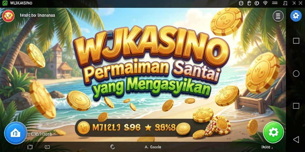 Tampilan menarik dari gameplay WJKASINO yang penuh warna.